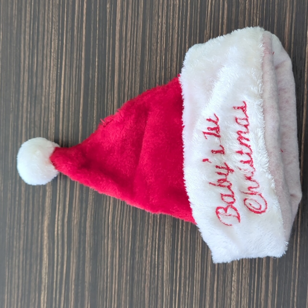 Newborn Christmas hat "baby's first Christmas" - perfect for photoshoots
